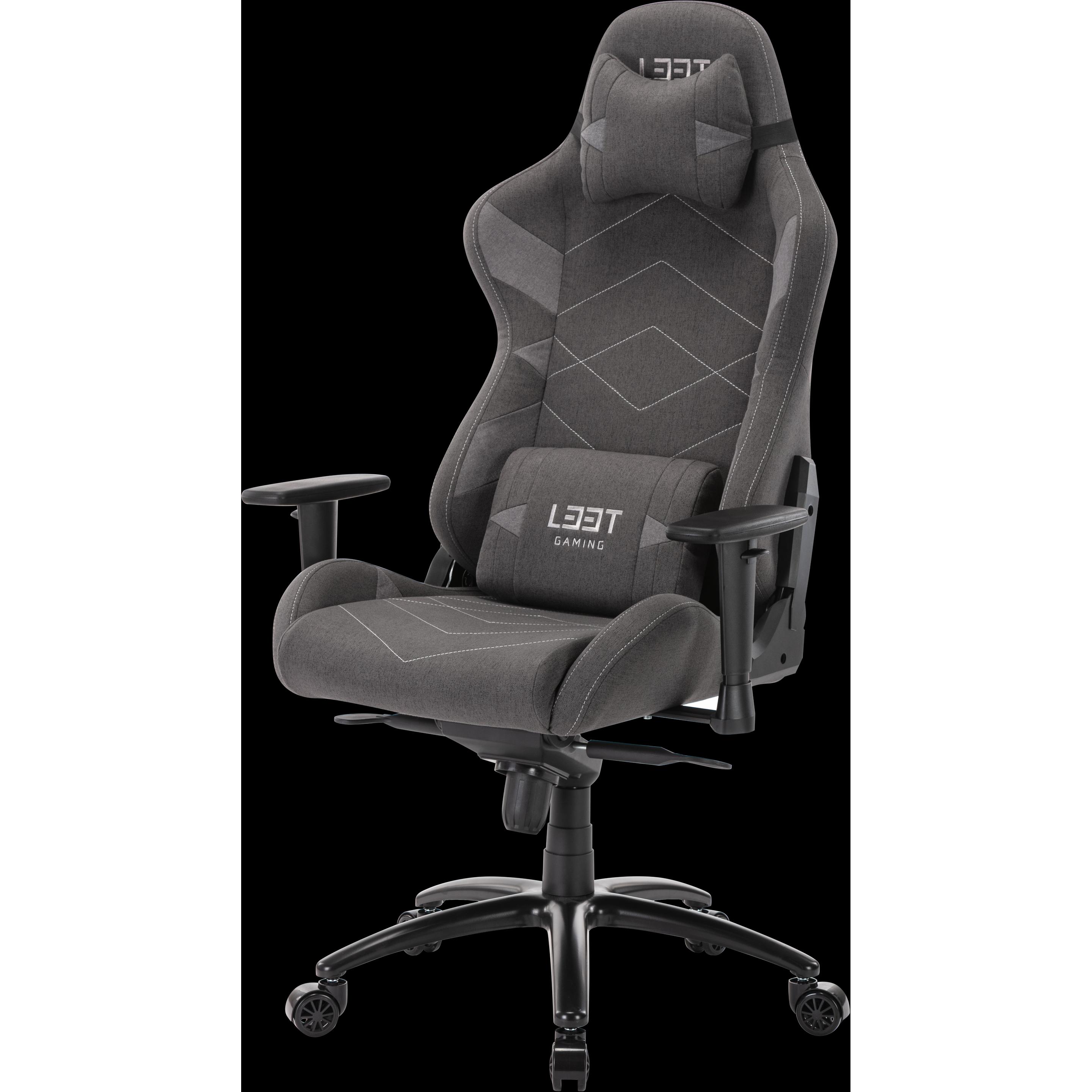 L33T Elite V4, Gaming Stuhl, Grau