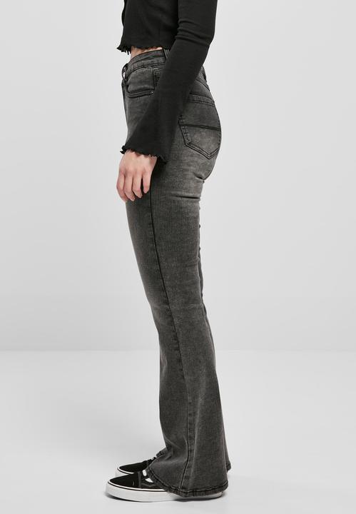 Immagine prodotto Urban Classics Pantaloni di jeans svasati a vita alta da donna - 13811 (28)