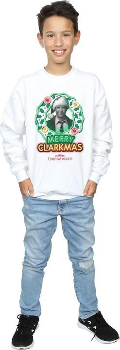 Produktbild National Lampoon´s Vacation National Lampoon's Christmas Vacation Greyscale Clarkmas Sweatshirt Jungen (128)