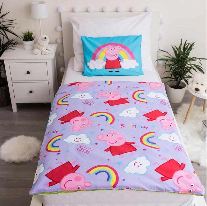 Produktbild Tinisu Peppa Pig Wutz Kinder-BettwÃ¤sche Mickey 100 x 135 cm - weiche Baumwolle
