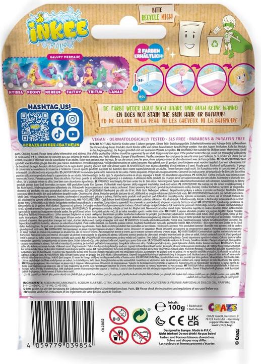 Produktbild Craze Inkee Überschungsbadekugeln Galupy Mermaid