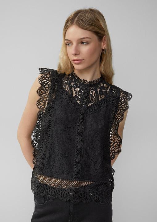 Actual product image S.Oliver Bluse Blusentop aus Spitze (34)