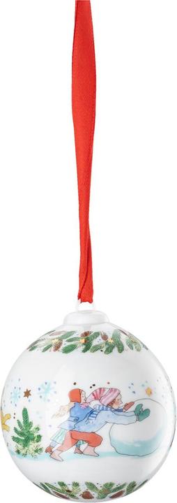 Hutschenreuther Porzellankugel - Weihnachtskugel 2025 - Porzellankugel
