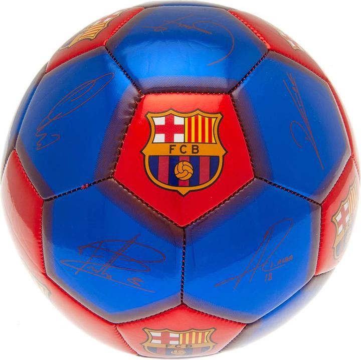 Produktbild FC Barcelona Fussball mit Unterschriften (5)