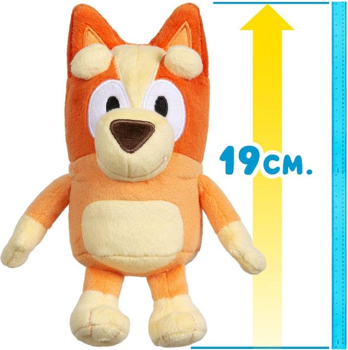 Immagine prodotto Moose Bluey Plüsch assossrtiert / 2-fach ass., Bluey oder Bingo, 20 cm hoch, ab 3 Jahren (20 cm)