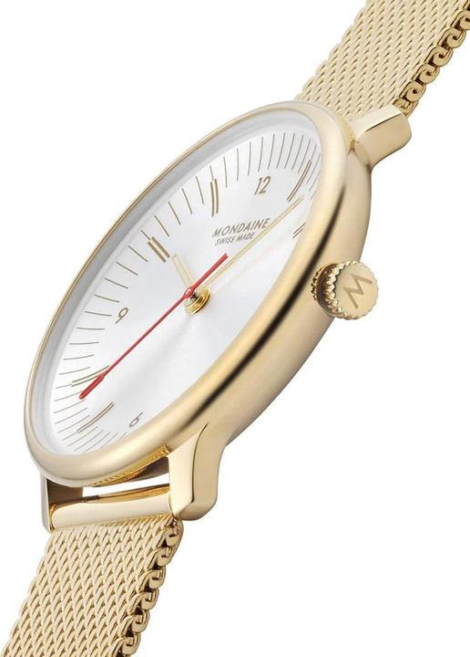 Immagine prodotto Mondaine MLE.33111.SM Orologio da donna Doppio 33mm (Orologio da polso analogico, Fatto in Svizzera, 33 mm)
