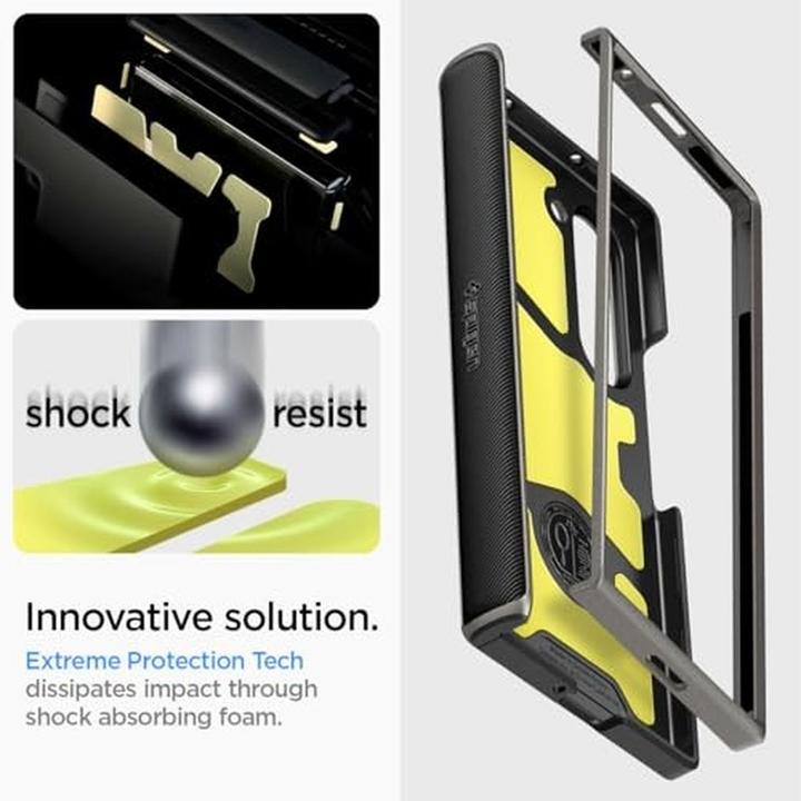 Actual product image Spigen Slim Armor Pro Galaxy Z Fold 6 Case Gunmetal (Samsung Galaxy Z Fold6)