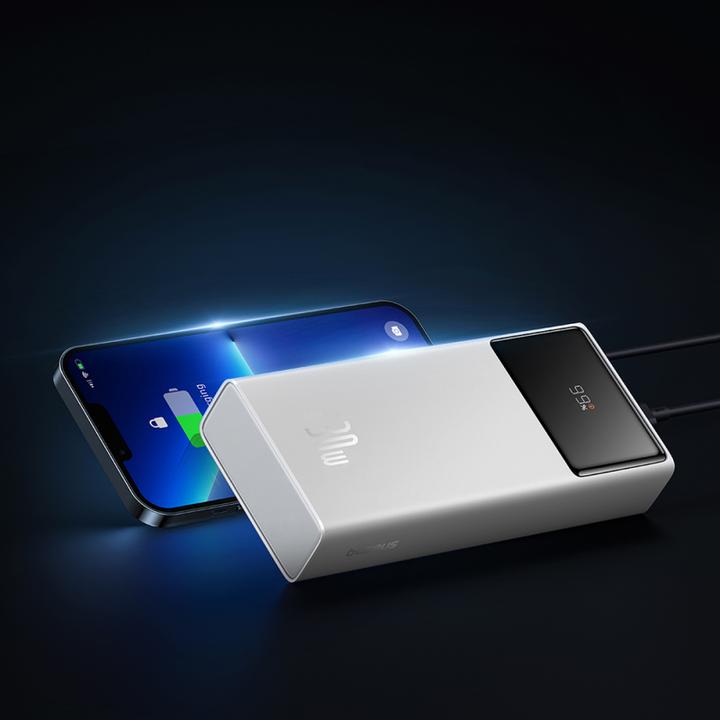 Produktbild Baseus Powerbank Star-Lord 20000mAh, 30W (white) (20000 mAh, 30 W, 74 Wh)