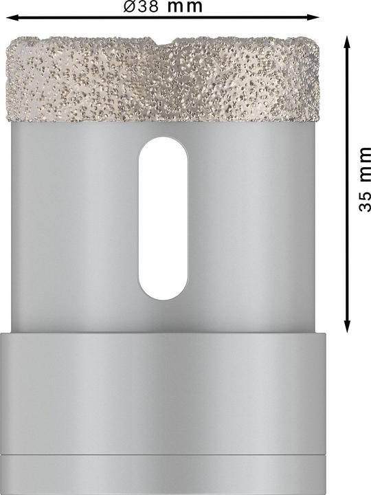 Actual product image Bosch Professional Zubehör PRO Core Cutter dry X-Lock, 38 x 35 mm (38 millimetres)