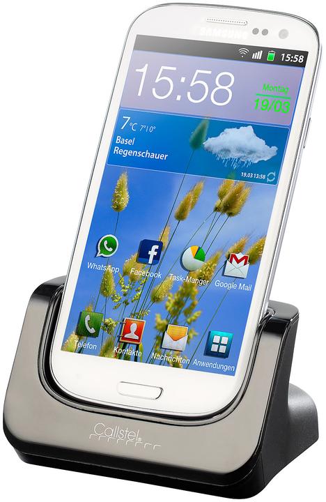 Produktbild Callstel Mini-Dockingstation für Samsung Galaxy S3/S4 (S4, Galaxy S3)