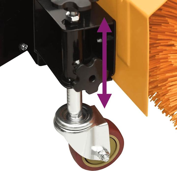 Actual product image vidaXL Schneefräse und Kehrmaschine Set (60 cm)