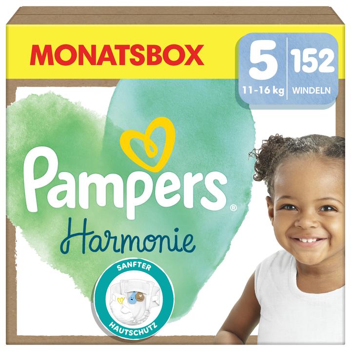 Pampers Harmonie (Taille 5, Pack mensuel, 152 pièce(s))