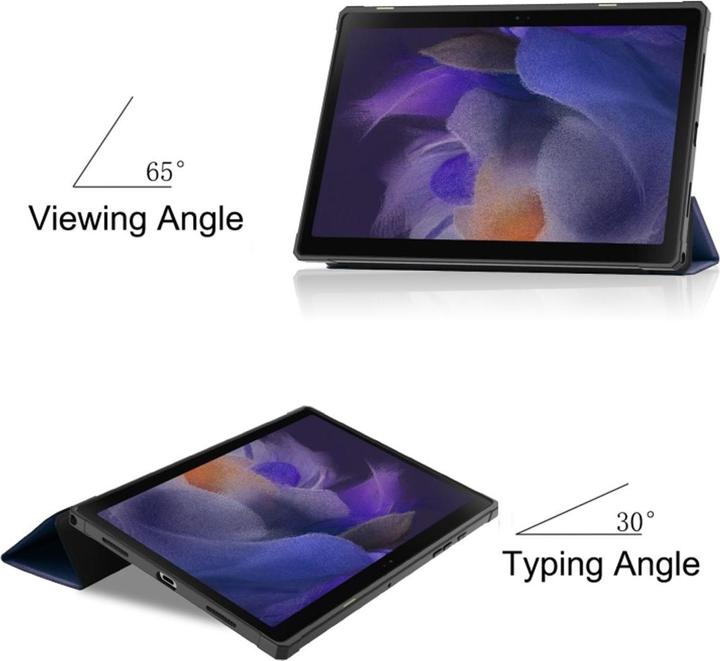Produktbild König Design Schutz Hülle für Samsung Galaxy Tab A8 2021 SM-X205 Smart Cover Case Etui Tasche (Galaxy Tab A8)