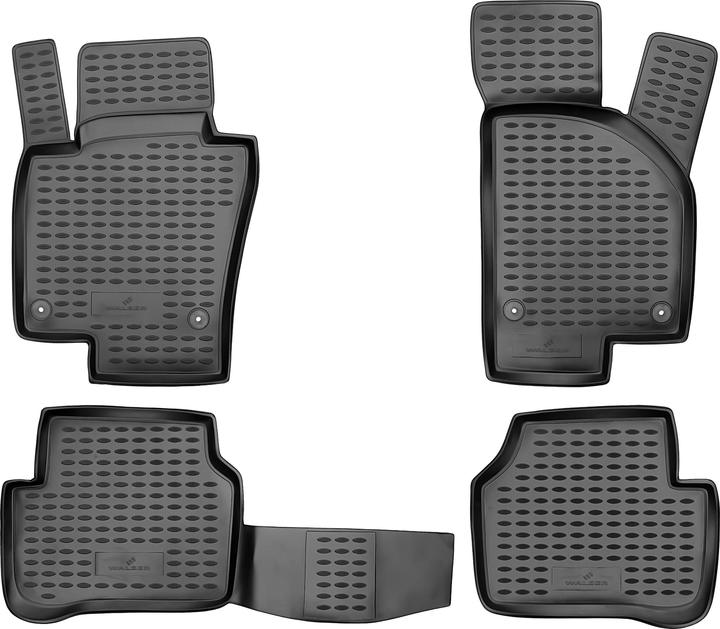 Actual product image Walser Rubber mats XTR for VW Passat/Variant (B7) 08/2010 - 12/2015 (2 front mats + 2 rear mats)