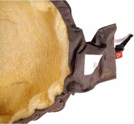 Actual product image Kaiser Baby Baby car seat footmuff lambskin Emma