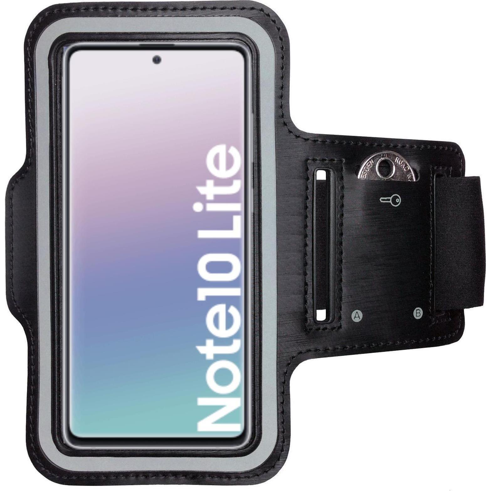CoverKingz Sportarmband für Samsung Galaxy Note10 Lite, Smartphone Sportarmband, Schwarz