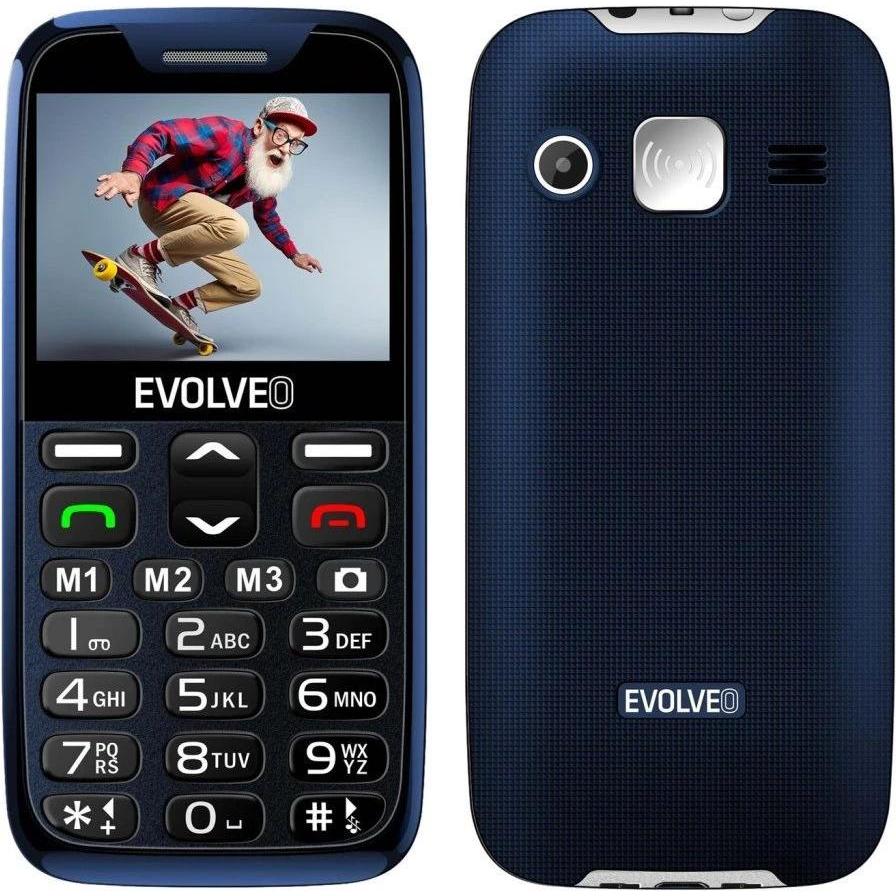 Thumbnail - Evolveo EasyPhone XR, mobilní telefon pro seniory s nabíjecím stojánkem, modrá (2G), Tastenhandy, Blau