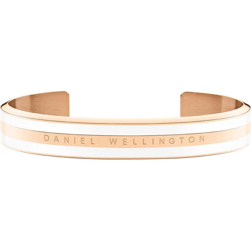 Daniel Wellington, Armschmuck, Classic Bracelet Satin White Rose Gold S, (Edelstahl, Emaille)