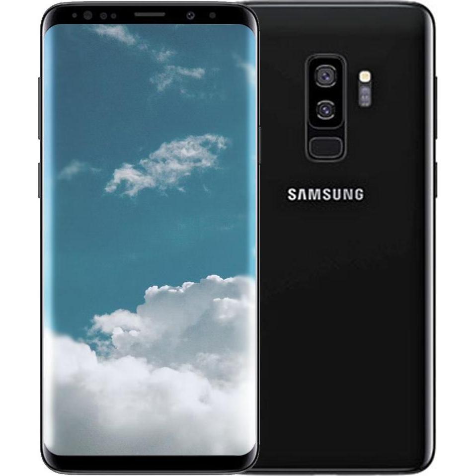 Samsung Galaxy S9+ EU (64 GB, Midnight Black, 6.20", Hybrid Dual SIM, 4G), Smartphone, Schwarz