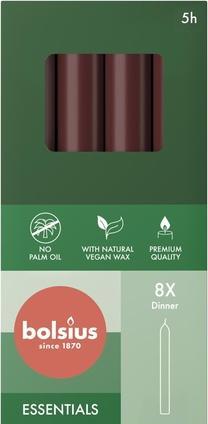 Productafbeelding Bolsius Huishoudkaarsen 17x2 s.rood 8PA (8 Pcs.)