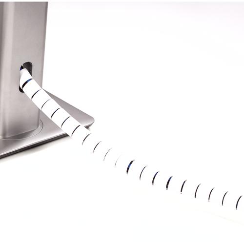 Actual product image Fellowes Cable bundler Cable Zip, white, length: 2.0 m Cable routing and protection system, diameter: 20 mm (Plastic cable ties, 2000 mm, 1 pcs.)