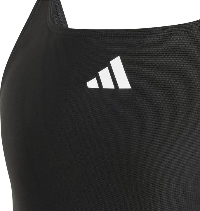 Actual product image adidas Girls 3-Stripes V-Back Bikini, Black/White, 13-14 Years (164)