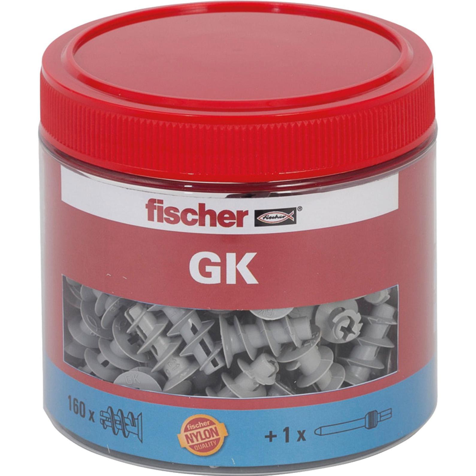 Fischer, Dübel, Gipskartondübel GK Dose (160) (160 Stk.)