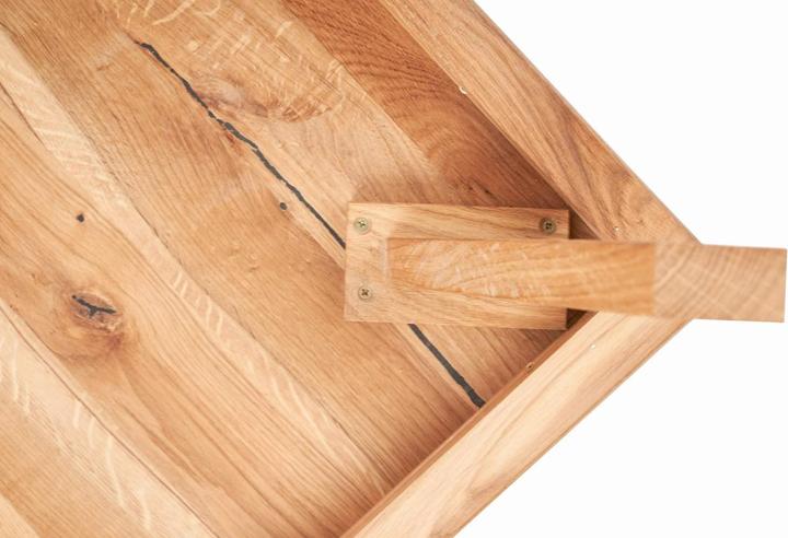 Produktbild Bhp Couchtisch Eiche rustikal geölt (110 x 60 x 38 cm)