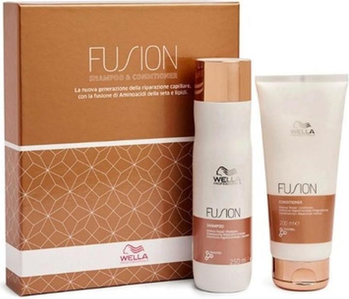 Produktbild Wella Fusion Shampoo und Conditioner Set - 250 ml Shampoo und 200 ml Conditioner (Haarpflege Set)
