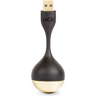 Thumbnail - LaCie Culbuto (32 GB, USB 3.0, USB-A), USB Stick, Schwarz, Gold