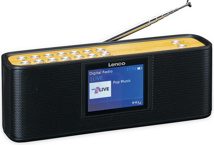 Image du produit Lenco PDR-045BK (DAB+ DAB, FM, Bluetooth)