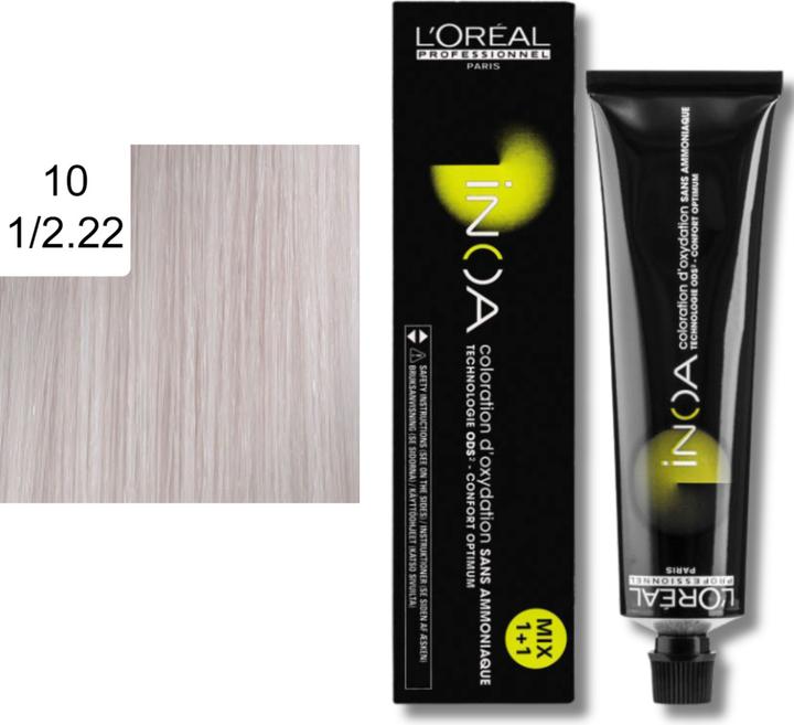 Produktbild L'Oréal Professionnel Inoa (10 1, 2 .22 platinblond licht tiefes irise)