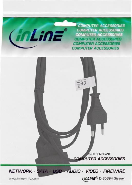 Produktbild InLine Euro-Verlängerung (0.50 m, CEE 7/16)