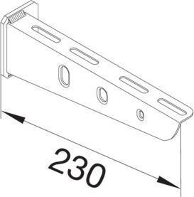 Actual product image Hager Cantilever (Duct, 23 cm)