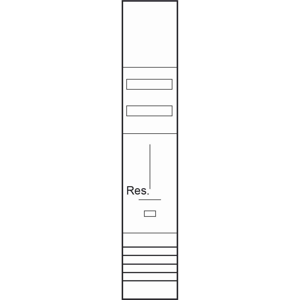ABN, Verteilerschrank Zubehör, Zählerplatz