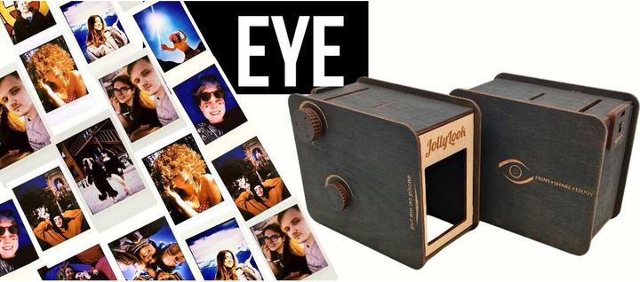 Produktbild Jollylook Eye: The Smartphone Instant Photo Printer Wood D (JLK025) (Thermodirekt, Farbe)