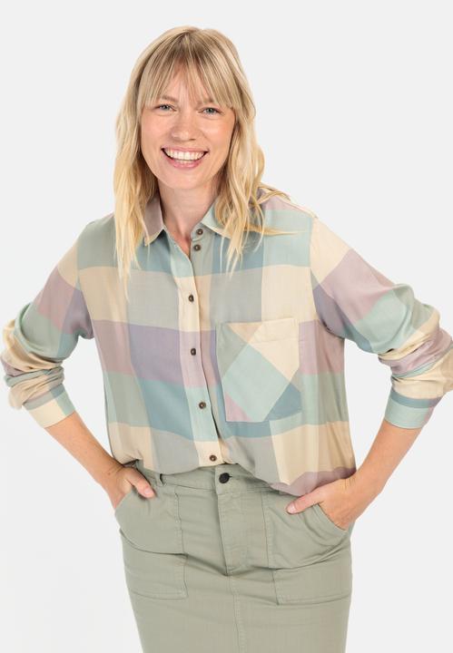 Produktbild Camel Active Karierte Bluse aus Viskose (XXL)