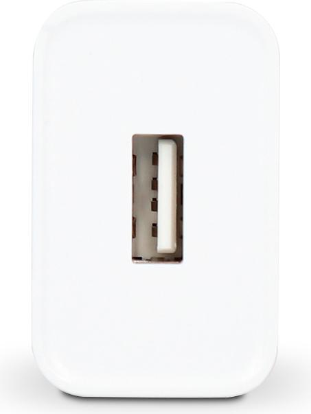 Produktbild Contact Wand-Ladegerät + Lightning-Kabel MFI Apple-compatible 2.1A Weiss (10 W)