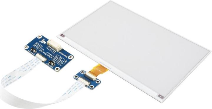 Image du produit WaveShare 800×480 7.5inch 3 couleurs E-Ink Display Raspberry Pi HAT