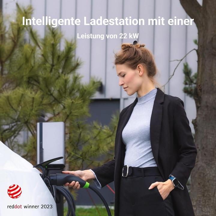 Actual product image GreenCell GC EVGC021B2250 - Wallbox, 3,6 - 22 KW, 5 m, NFC (Type 2, 22 kW, 32 A)