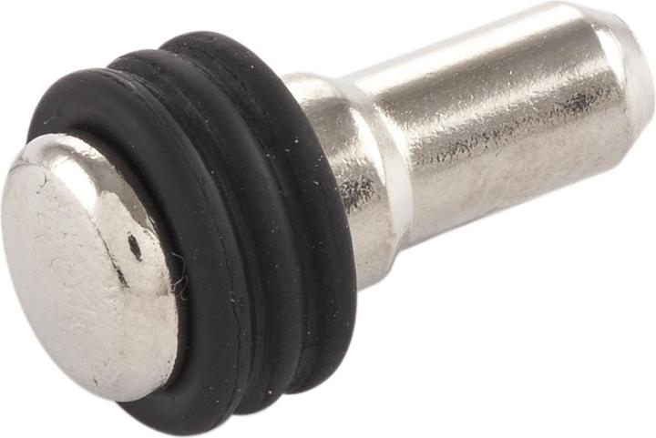 Italiana Ferramenta Petra glass shelf support for insertion, drill hole ø 5 mm, nickel-plated steel