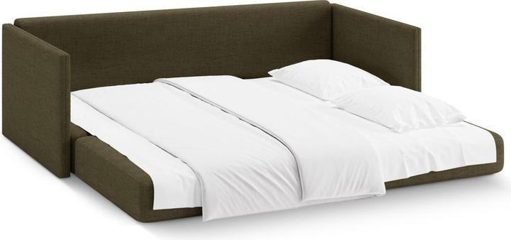 Actual product image Cosmopolitan Design Sofa With Bed Function, "Shannon", 3 Seats, Green, 209x94x87 Made in Europe (3-seater)