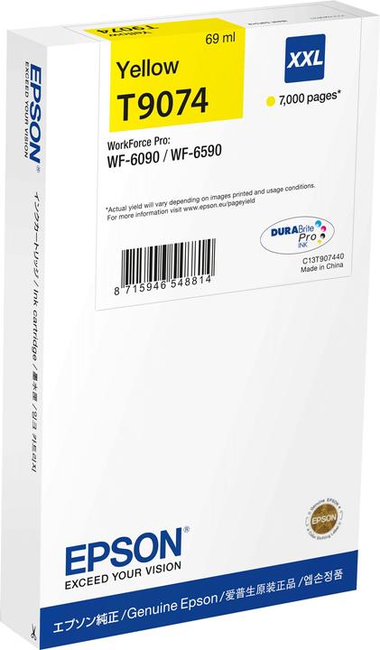 Image du produit Epson WF-6xxx Cartouche d'encre jaune XXL (Y)