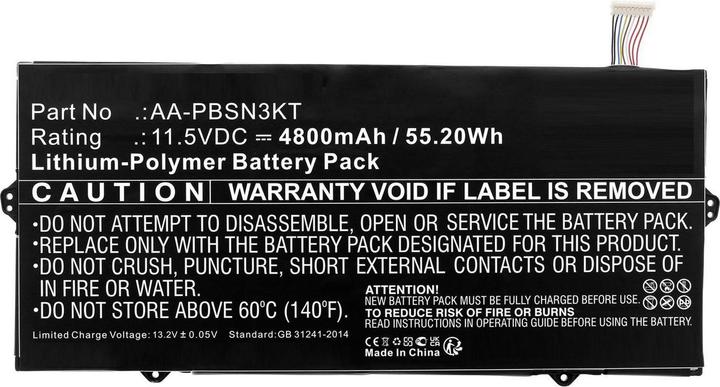 Produktbild CoreParts Battery for Samsung Notebook (4800 mAh)
