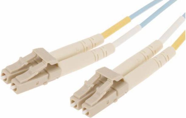 Produktbild RS PRO Patchcord Multi Duplex LC - LC Aqua 10m (0.27 m)