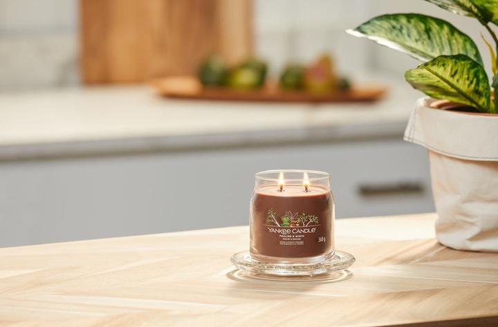 Actual product image Yankee Candle Praline & Birch Signature Medium Jar Scented Candle