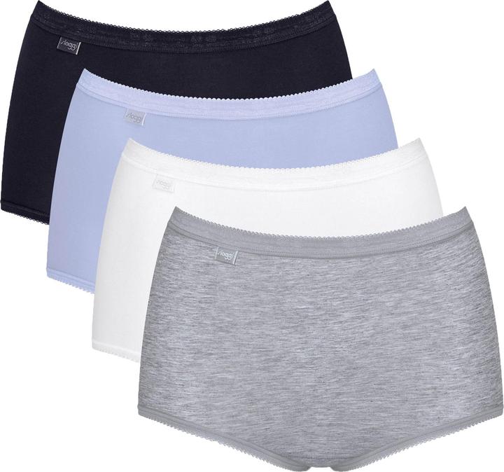 Black, White, Grey, Blue