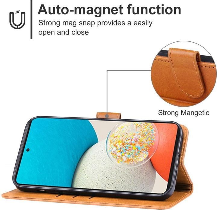 Produktbild König Design Hülle Handy Schutz für Samsung Galaxy A54 5G Case Cover Tasche Wallet Etui Neu (Samsung Galaxy A54 5G)