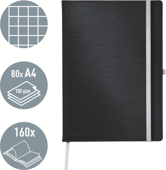 Image du produit Leitz Notizbuch Style (A4, Quadrillé, Couverture rigide)