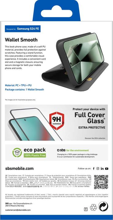 Produktbild SBS Wallet Stand FE schwarz (Samsung Galaxy S24 FE)